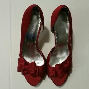 Michaelangelo Maribelle David's Bridal Satin Heels